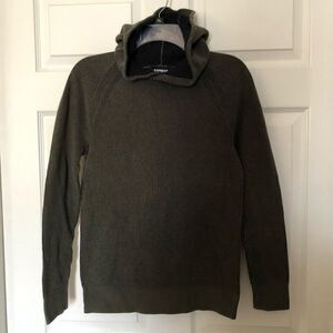 EXPRESS Men’s Ribbed Pullover Hoodie Suze S